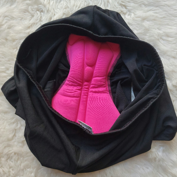 4/15$ Women's Cycling Padded Short Pad Breathable Sports Black Clothing Apparel - Picture 4 of 7